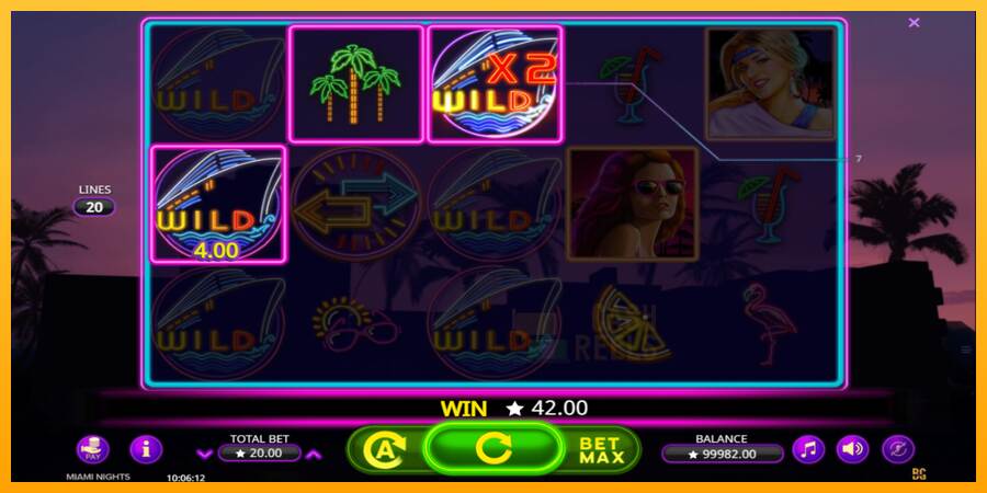 Miami Nights macchina da gioco per soldi, immagine 3