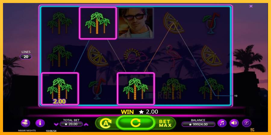 Miami Nights macchina da gioco per soldi, immagine 4