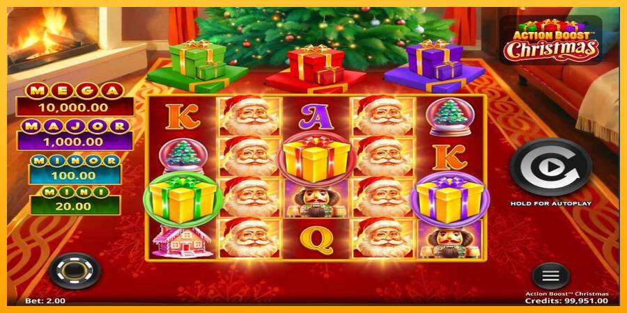 Action Boost Christmas macchina da gioco per soldi, immagine 1