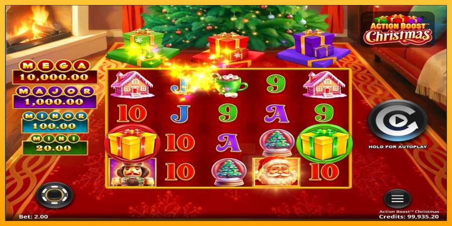 Action Boost Christmas macchina da gioco per soldi, immagine 3