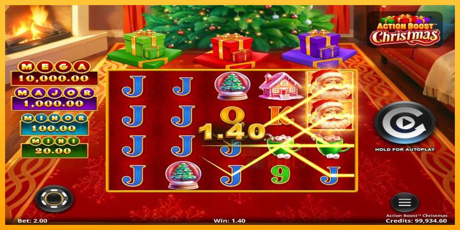 Action Boost Christmas macchina da gioco per soldi, immagine 4