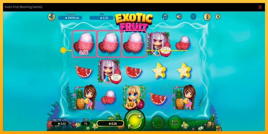 Exotic Fruit macchina da gioco per soldi, immagine 4