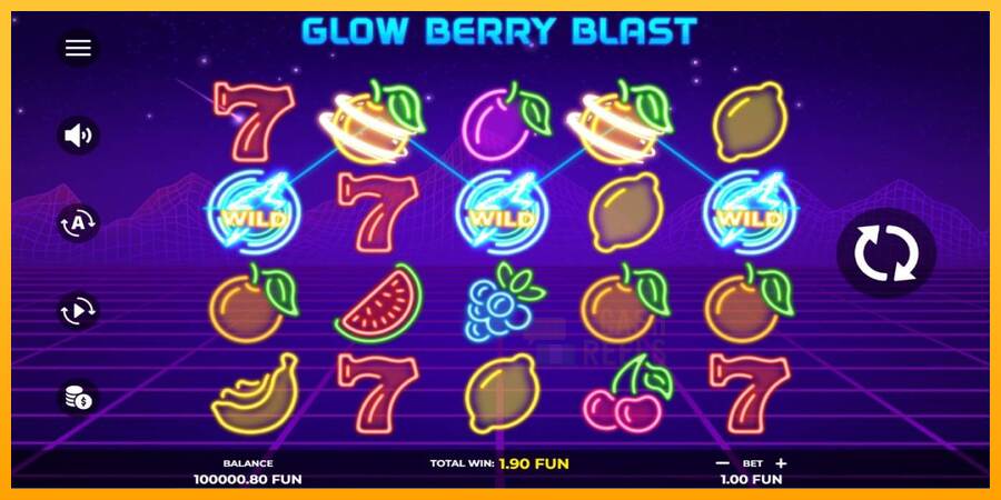 Glow Berry Blast macchina da gioco per soldi, immagine 2