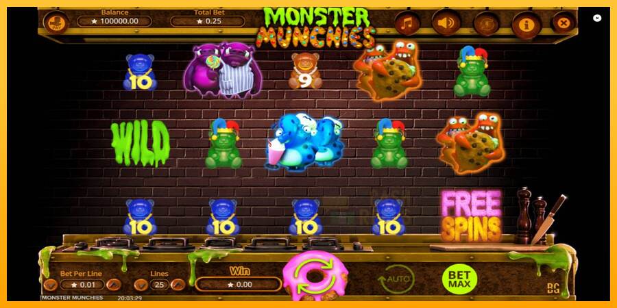 Monster Munchies macchina da gioco per soldi, immagine 2