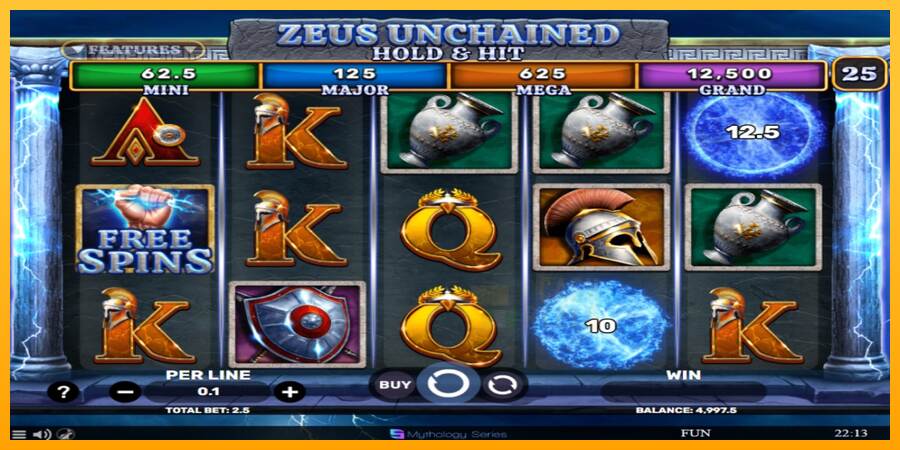 Zeus Unchained - Hold & Hit macchina da gioco per soldi, immagine 2