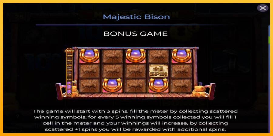 Majestic Bison macchina da gioco per soldi, immagine 5