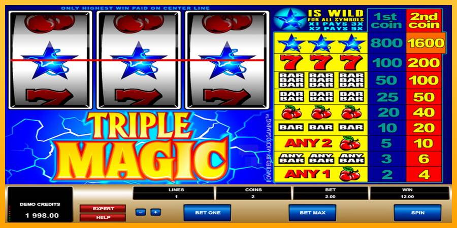 Triple Magic macchina da gioco per soldi, immagine 2