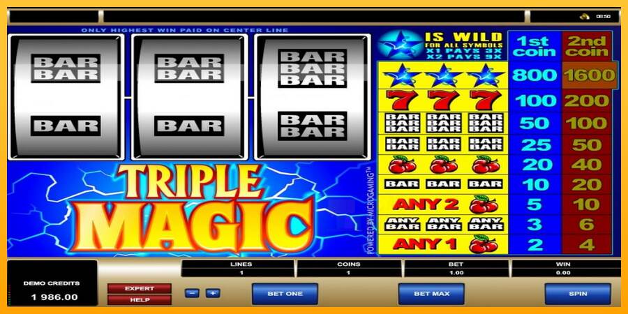 Triple Magic macchina da gioco per soldi, immagine 4