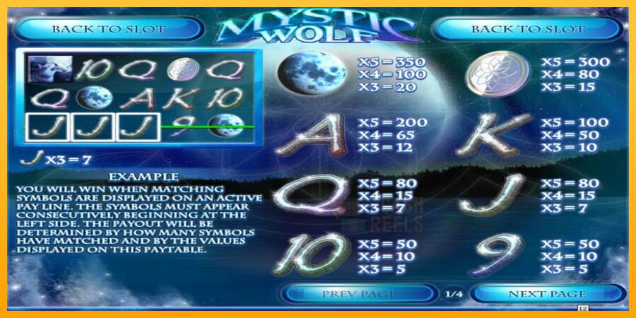 Mystic Wolf macchina da gioco per soldi, immagine 4