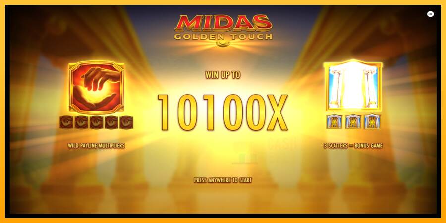 Midas Golden Touch macchina da gioco per soldi, immagine 1