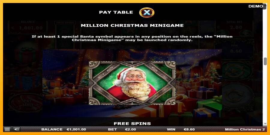 Million Christmas 2 macchina da gioco per soldi, immagine 5