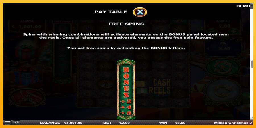 Million Christmas 2 macchina da gioco per soldi, immagine 6