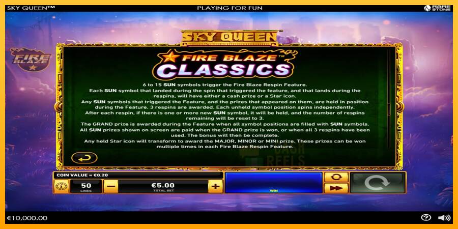 Sky Queen macchina da gioco per soldi, immagine 6