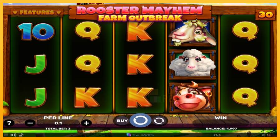 Rooster Mayhem Farm Outbreak macchina da gioco per soldi, immagine 2