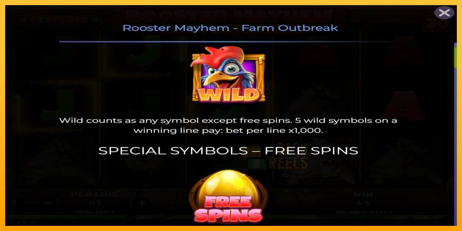 Rooster Mayhem Farm Outbreak macchina da gioco per soldi, immagine 4