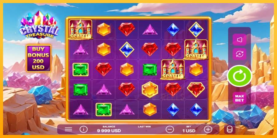 Crystal Treasure macchina da gioco per soldi, immagine 2