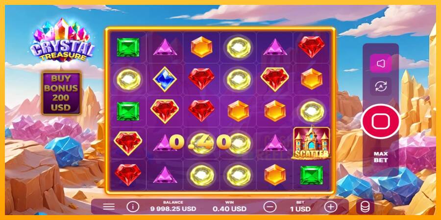 Crystal Treasure macchina da gioco per soldi, immagine 3