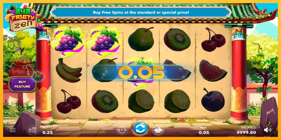 243 Fruity Zen macchina da gioco per soldi, immagine 2