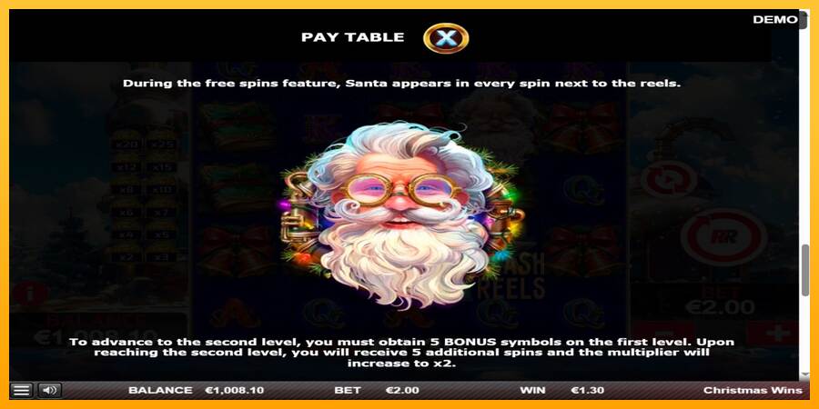 Christmas Wins macchina da gioco per soldi, immagine 7