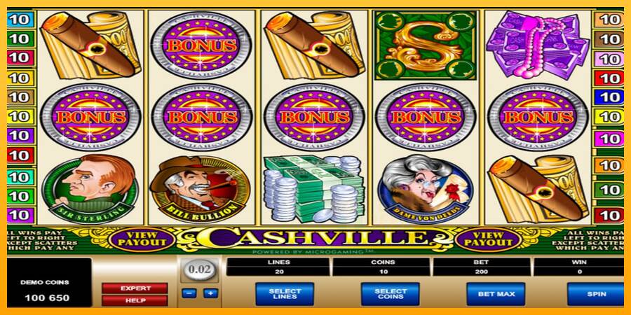 Cashville macchina da gioco per soldi, immagine 1