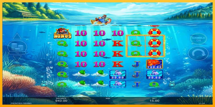 Frontier Fishing macchina da gioco per soldi, immagine 3