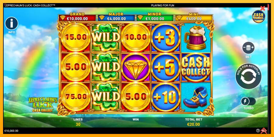 Leprechauns Luck Cash Collect Megaways PowerPlay Jackpot macchina da gioco per soldi, immagine 2