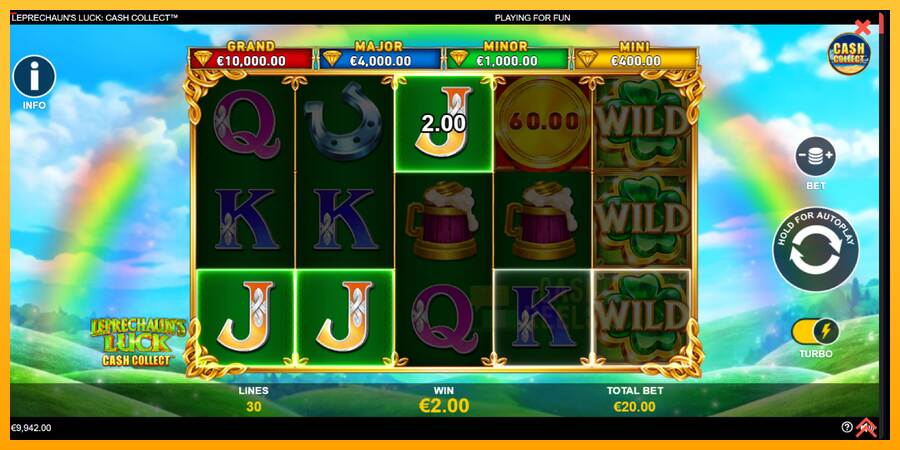 Leprechauns Luck Cash Collect Megaways PowerPlay Jackpot macchina da gioco per soldi, immagine 3