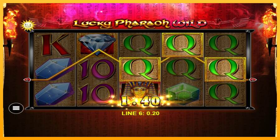 Lucky Pharaoh Wild macchina da gioco per soldi, immagine 3