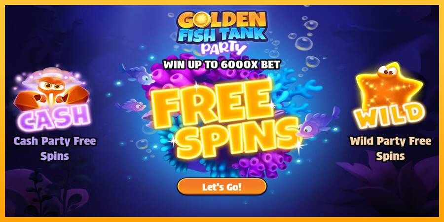 Golden Fish Tank Party macchina da gioco per soldi, immagine 1