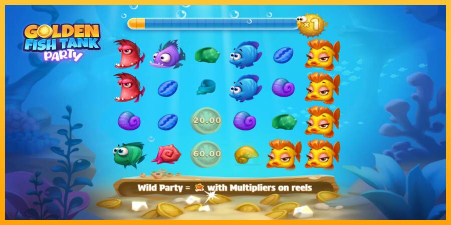 Golden Fish Tank Party macchina da gioco per soldi, immagine 3