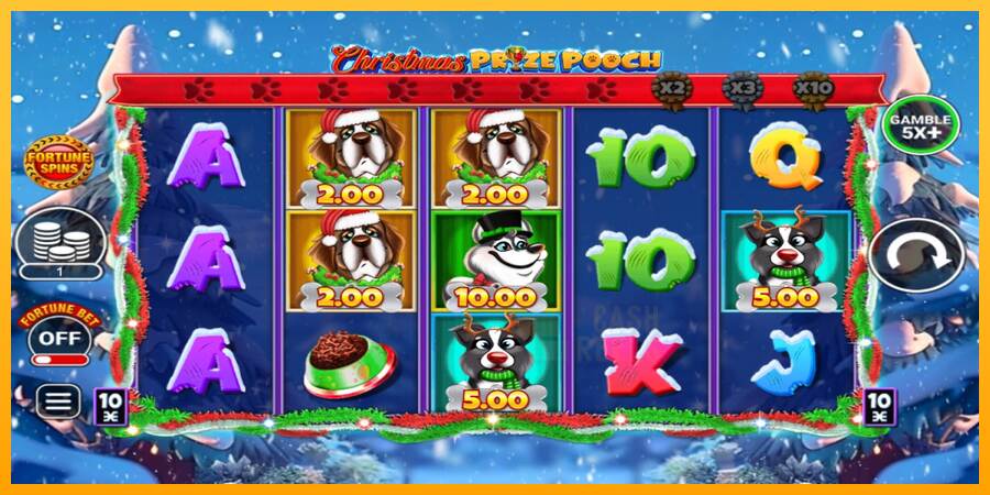 Christmas Prize Pooch macchina da gioco per soldi, immagine 1