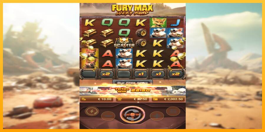 Fury Max Lucky Road macchina da gioco per soldi, immagine 3