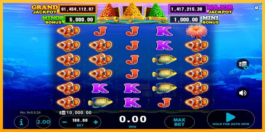 Clown Fish Treasure macchina da gioco per soldi, immagine 1