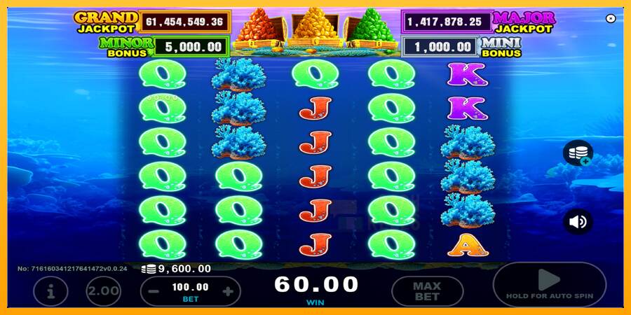 Clown Fish Treasure macchina da gioco per soldi, immagine 2