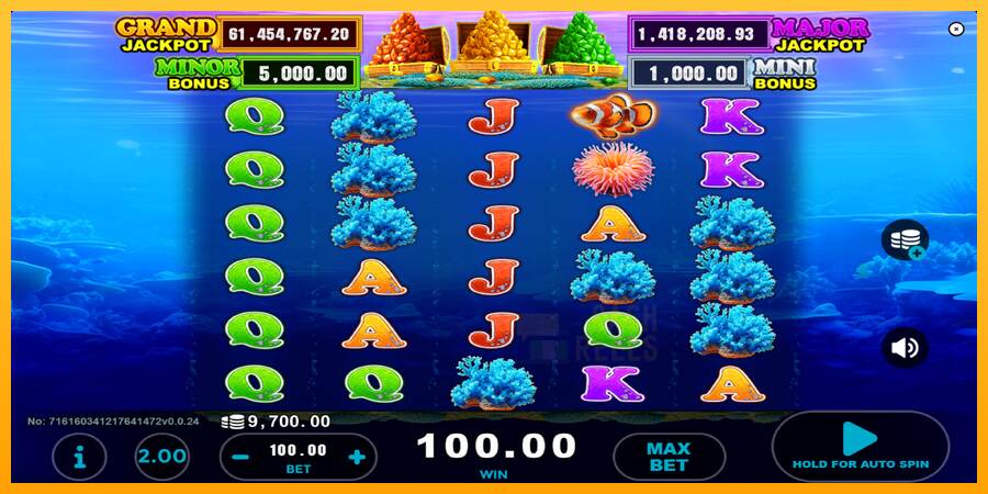 Clown Fish Treasure macchina da gioco per soldi, immagine 3