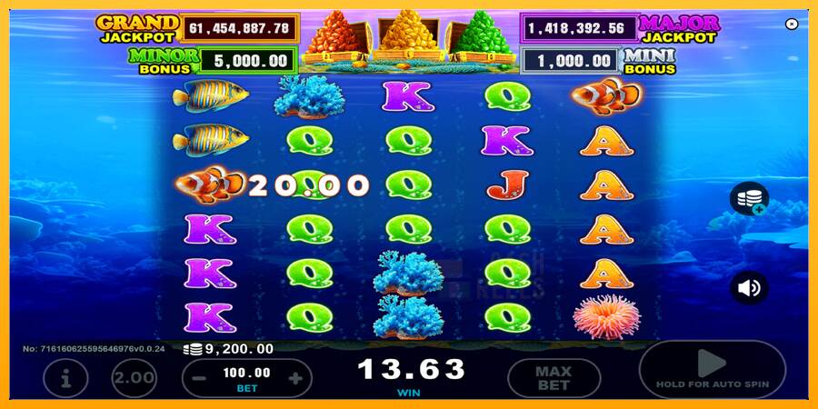 Clown Fish Treasure macchina da gioco per soldi, immagine 4