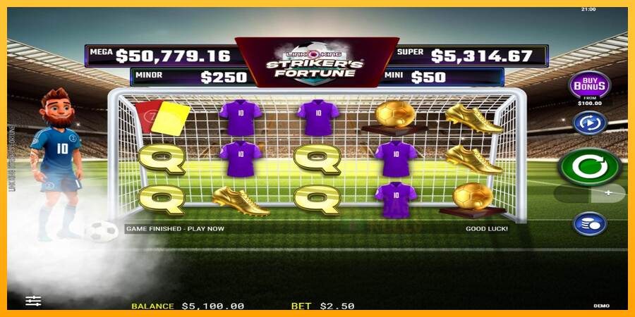 Strikers Fortune macchina da gioco per soldi, immagine 1