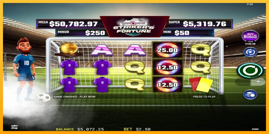 Strikers Fortune macchina da gioco per soldi, immagine 4