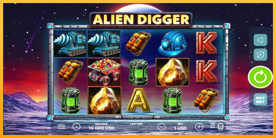 Alien Digger macchina da gioco per soldi, immagine 1