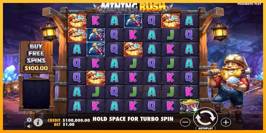 Mining Rush macchina da gioco per soldi, immagine 2