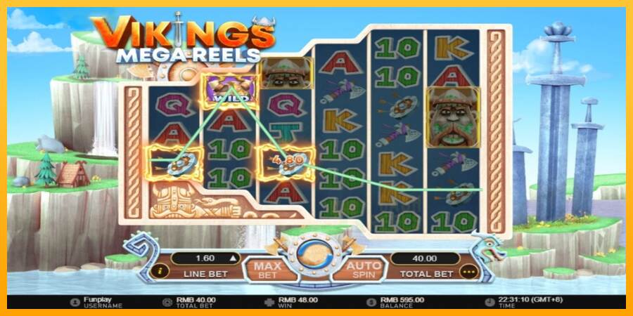 Vikings Mega Reels macchina da gioco per soldi, immagine 3