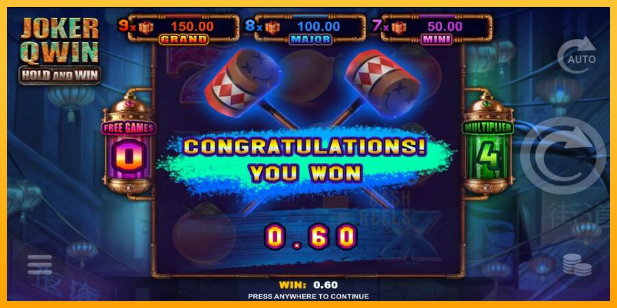 Joker Qwin - Hold and Win macchina da gioco per soldi, immagine 3