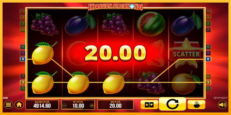 Expansion of Diamonds macchina da gioco per soldi, immagine 3