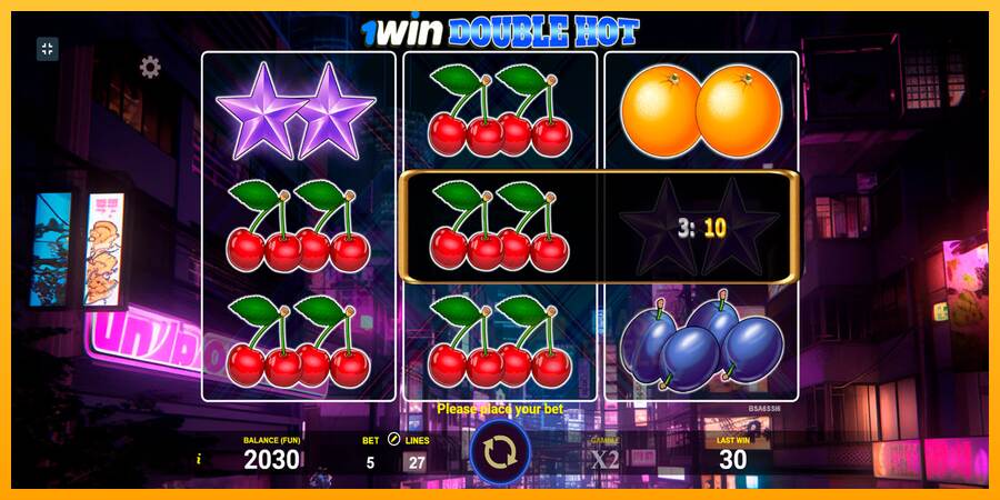 1win Double Hot macchina da gioco per soldi, immagine 5