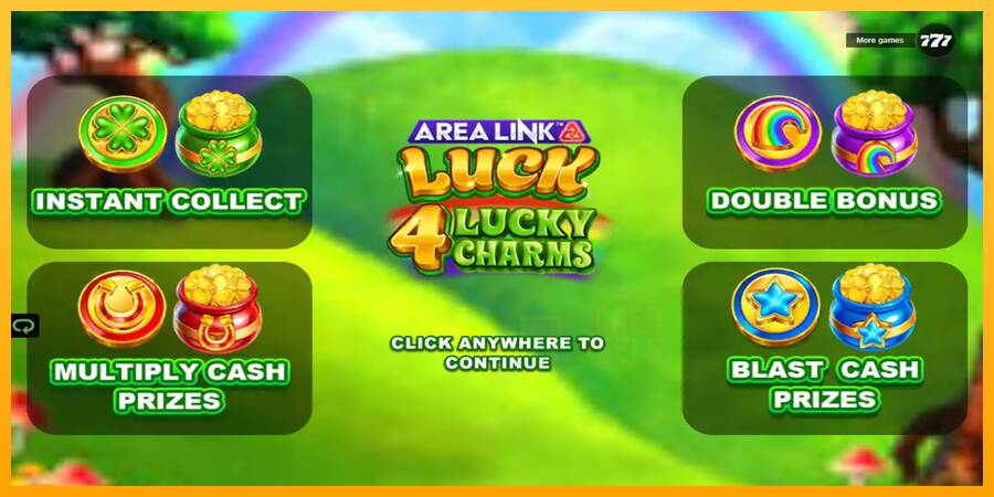 Area Link Luck 4 Lucky Charms macchina da gioco per soldi, immagine 1