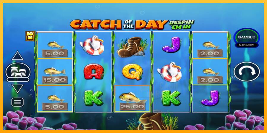 Catch of the Day Respin Em In macchina da gioco per soldi, immagine 2