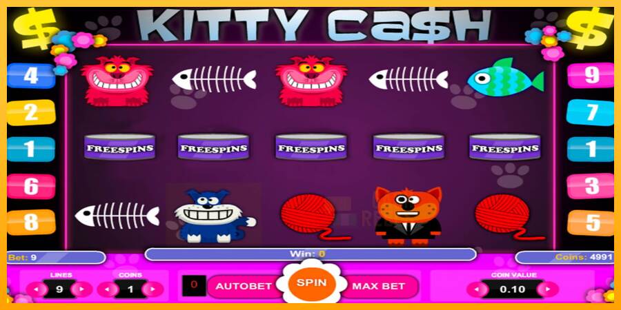 Kitty Cash macchina da gioco per soldi, immagine 2