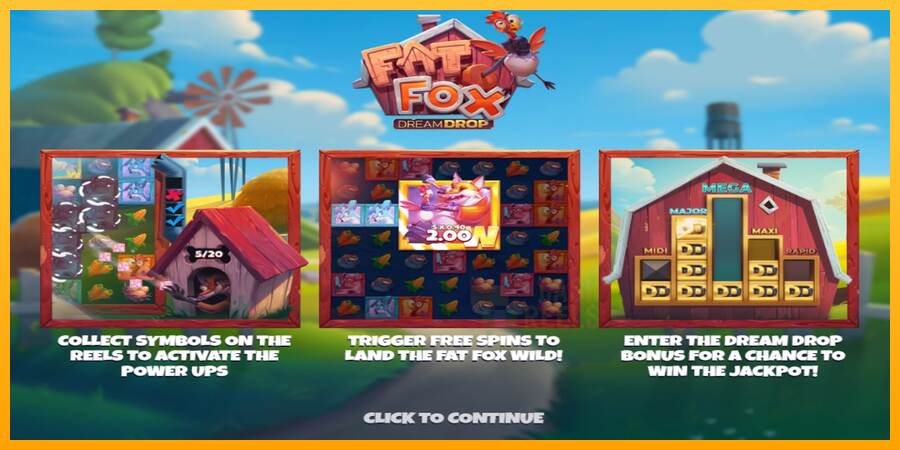 Fat Fox Dream Drop macchina da gioco per soldi, immagine 3