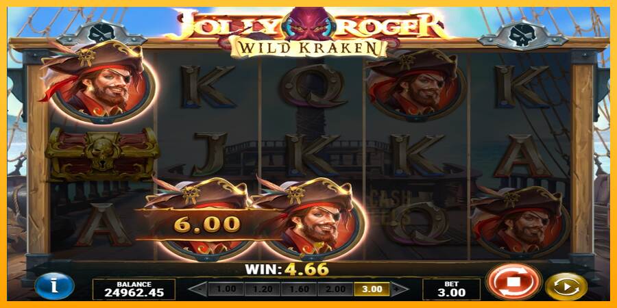 Jolly Roger Wild Kraken macchina da gioco per soldi, immagine 4