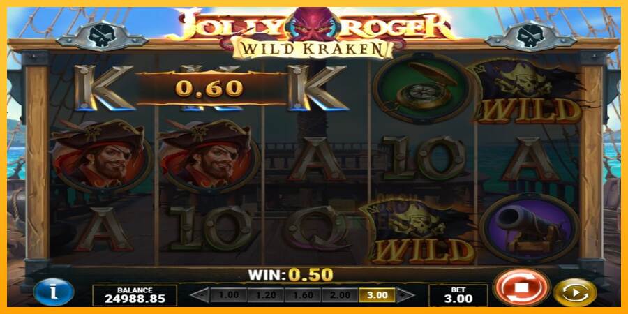 Jolly Roger Wild Kraken macchina da gioco per soldi, immagine 5